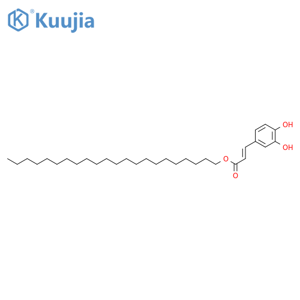 Docosyl 3-(3,4-dihydroxyphenyl)acrylate structure