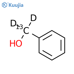 Benzenemethan-d2-ol-13C(9CI) structure