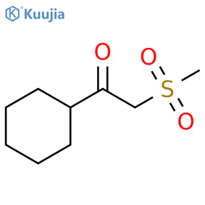 1-Cyclohexyl-2-methanesulfonyl-ethanone structure