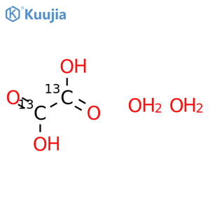 Ethanedioic-13C2 acid,dihydrate (9CI) structure