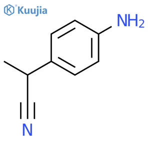 2-(4-Aminophenyl)propanenitrile structure