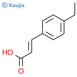 4-Ethylcinnamic acid structure