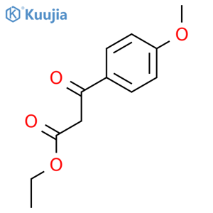 Ethyl 3-(4-methoxyphenyl)-3-oxopropionate structure