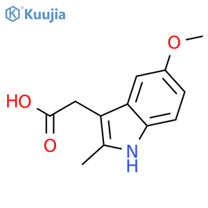 2-(5-methoxy-2-methyl-1H-indol-3-yl)acetic acid structure