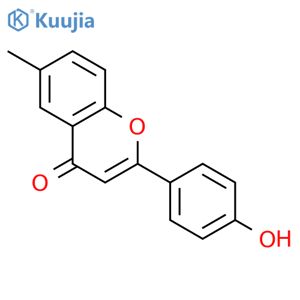 4H-1-Benzopyran-4-one,2-(4-hydroxyphenyl)-6-methyl- structure