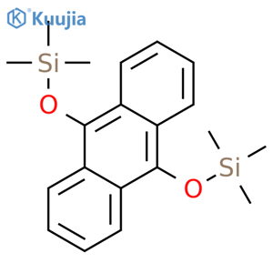 Silane, [9,10-anthracenediylbis(oxy)]bis[trimethyl- structure