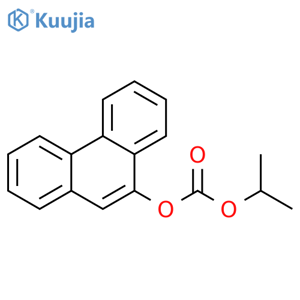 Carbonic acid, 1-methylethyl 9-phenanthrenyl ester structure