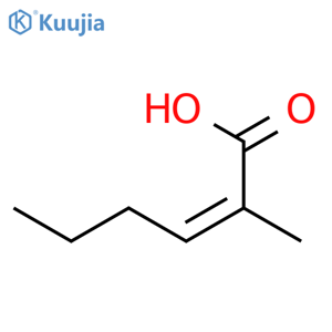 2-Methylhex-2-enoic Acid structure