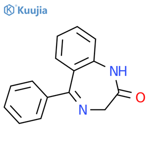 5-Phenyl-1,3-dihydrobenzo[e][1,4]diazepin-2-one structure