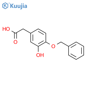 4-Benzyloxy-3-hydroxyphenylacetic Acid structure