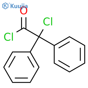 2-Chloro-2,2-diphenylacetyl chloride structure