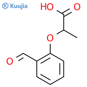 2-(2-Formylphenoxy)propanoic acid structure