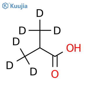 Isobutyric acid-d structure