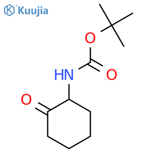 tert-butyl N-(2-oxocyclohexyl)carbamate structure