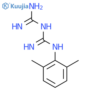 N-(Diaminomethylene)-N'-(2,6-dimethylphenyl)guanidine structure