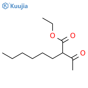 Ethyl 2-acetyloctanoate structure