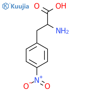 H-DL-Phe(4-NO2)-OH structure