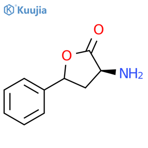 2(3H)-Furanone, 3-aminodihydro-5-phenyl-, (3S)- structure