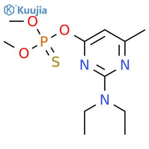 Pirimiphos-methyl structure