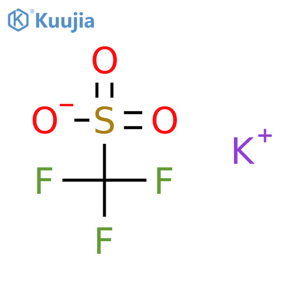 Potassium trifluoromethanesulfonate structure