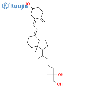 9,10-Secocholesta-5,7,10(19)-triene-3,25,26-triol,(3b,5Z,7E)- (9CI) structure