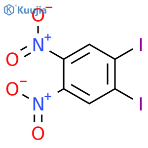 Benzene,1,2-diiodo-4,5-dinitro- structure