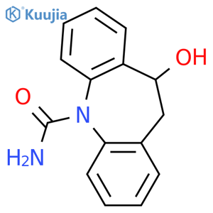 10,11-Dihydro-10-hydroxy Carbamazepine structure