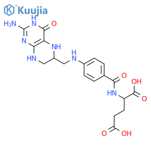 Glutamic acid,N-[4-[[(2-amino-3,4,5,6,7,8-hexahydro-4-oxo-6-pteridinyl)methyl]amino]benzoyl]- structure