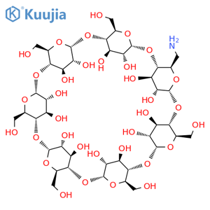 6-Monodeoxy-6-monoamino-beta-cyclodextrine structure