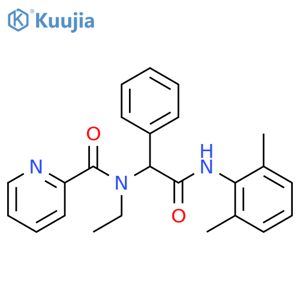 2-Pyridinecarboxamide,N-[2-[(2,6-dimethylphenyl)amino]-2-oxo-1-phenylethyl]-N-ethyl- structure