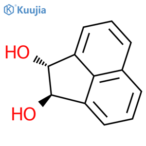 1,2-Acenaphthylenediol,1,2-dihydro-, (1R,2R)-rel- structure