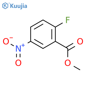 Methyl 2-fluoro-5-nitrobenzoate structure