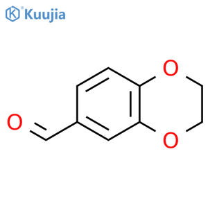 2,3-dihydro-1,4-benzodioxine-6-carbaldehyde structure