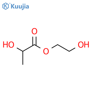 2-hydroxyethyl 2-hydroxypropanoate structure