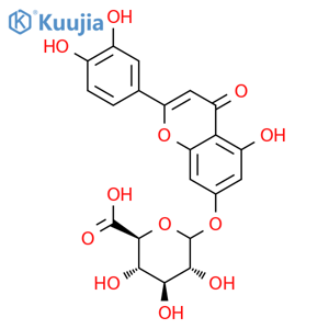 Luteolin- 7-\u200bO-Glucuronide structure