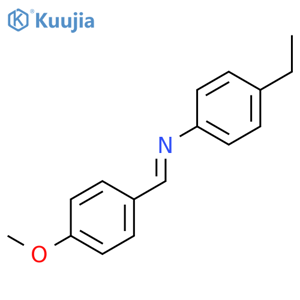 p-Methoxybenzylidene p-Ethylaniline structure