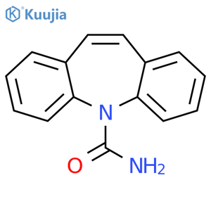 Carbamazepine structure