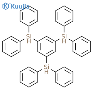 Silane, 1,3,5-benzenetriyltris[diphenyl- structure