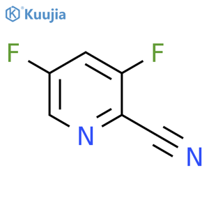 3,5-Difluoropicolinonitrile structure