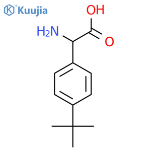 Amino(4-tert-butylphenyl)acetic Acid structure