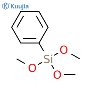 Phenyltrimethoxysilane structure