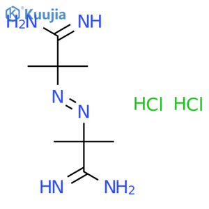 2,2'-Azobis(2-methylpropionamidine) dihydrochloride structure