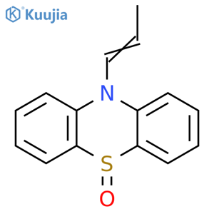 10H-Phenothiazine, 10-(1-propen-1-yl)-, 5-oxide structure