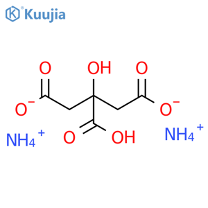 Diammonium hydrogen citrate structure