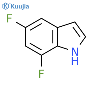 5,7-difluoro-1H-indole structure