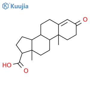 4-Androsten-3-one-5-ene-17-carboxylic acid structure
