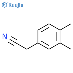 2-(3,4-Dimethylphenyl)acetonitrile structure