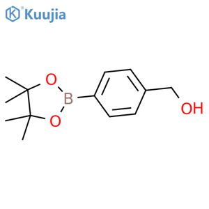 [4-(4,4,5,5-tetramethyl-1,3,2-dioxaborolan-2-yl)phenyl]methanol structure