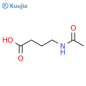 4-Acetamidobutanoic acid structure