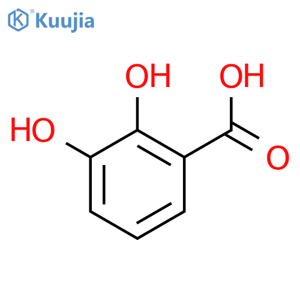 2,3-Dihydroxybenzoic acid structure